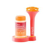 Innobaby SPIKE bubble blower pink in action for mess-free sensory play and early speech practice
