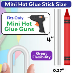 Innovative Haus mini glue sticks—gun-compatibility visual, ideal for versatile mini glue guns.