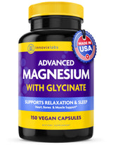 InnovixLabs advanced magnesium capsules bottle highlighting high absorption benefits