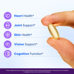 InnovixLabs wild-caught omega-3 fish oil image signals sustainable source for heart and brain health.