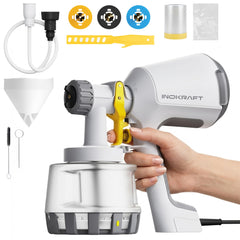 InoKraft paint sprayer motor and controls for precise operation