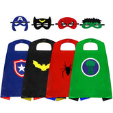 InPoTo superhero capes kids bundle four sets for imaginative dress-up play