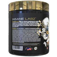 Insane Labz Psychotic Gold ingredients list with L-Citrulline and Beta-Alanine.