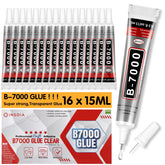 INSOIA B7000 rhinestone glue 16-tube kit for fresh, precise bedazzling on jewelry