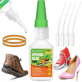 INSOIA Clear Glue bottle front for strong footwear bonding.