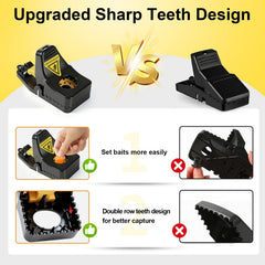 Insoma mouse trap easy-setup in action for convenient placement