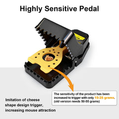 Insoma mouse trap reusable-durable design stays clean and long-lasting