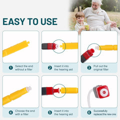 Inspack 1.5mm wax guards compatible with Starkey CIC and ITE models.