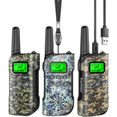 Inspireyes kids walkie talkies rechargeable for long lasting power during adventures