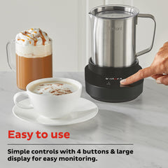 Instant MagicFroth latte with silky foam and cafe-style presentation.