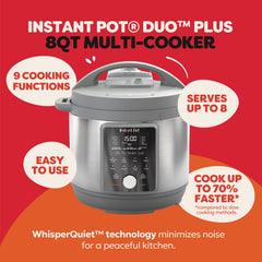 Instant Pot control panel with guided cooking aids busy weeknight meals