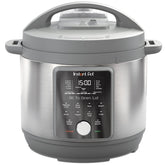Instant Pot Whisper Quiet lid shown for silent cooking in the kitchen