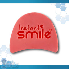 Instant Smile Disk Denture Reliner demonstrates molding for stability.