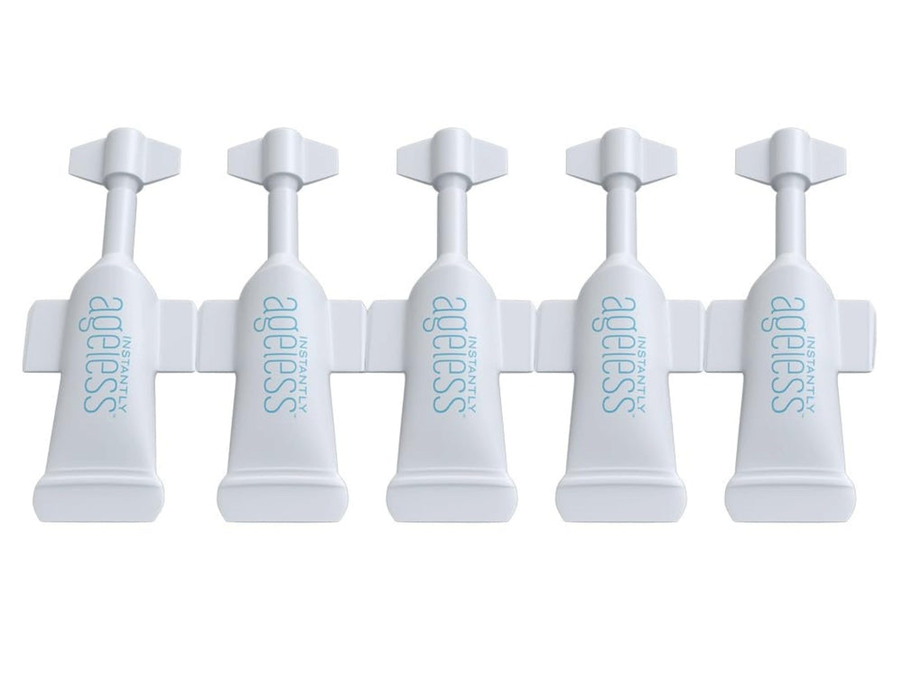 Instantly Ageless eye cream bottle targets puffiness for a refreshed look.
