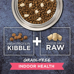 Rabbit bites visible in Instinct Raw Boost emphasize high-quality protein source.