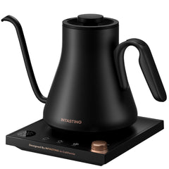 INTASTING Electric Kettle with gooseneck spout for precise pour-over control and rich flavor.