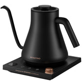 INTASTING electric kettle with gooseneck spout for precise pour-over control.