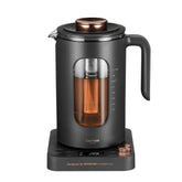 intasting glass electric kettle with tea infuser for quick brews