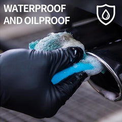 Intco Basic Medical black nitrile gloves latex-free option for sensitive skin