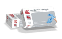 Intco Synmax vinyl glove smooth finish for tactile feedback.