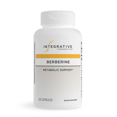 Integrative Therapeutics Berberine bottle label communicates practitioner trusted quality for metabolic support