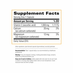 Integrative Therapeutics Buffered Vitamin C capsules are easy to swallow for consistent use