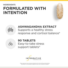 Integrative Therapeutics Cortisol Manager label highlights gluten-free, dairy-free formulation.