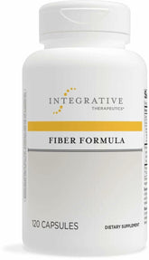 Integrative Therapeutics Fiber Formula bottle for dairy-free colon support.