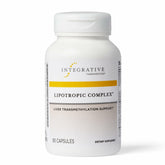 Integrative Therapeutics Lipotropic Complex bottle emphasizes liver support for adults.
