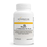 Integrative Therapeutics Magtein L-Threonate Plus bottle on a desk supports focus and memory