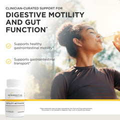 Integrative Therapeutics Motility Activator bottle side shows ingredients and label details