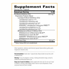 Integrative Therapeutics Pro-Biome label highlights 50 billion cultures and prebiotic support