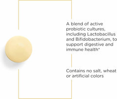 Integrative Therapeutics Probiotic Pearls back label shows ingredients and allergens