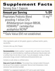 Integrative Therapeutics Probiotic Pearls bottle front for convenient daily intake
