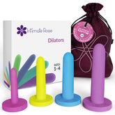 Intimate Rose vaginal dilators size 1 set for gradual comfort and pelvic floor therapy at home.