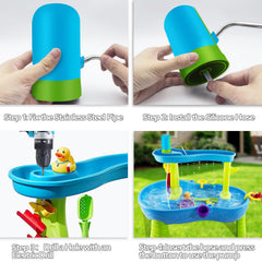 Intoypad Ultimate Water Table Pump kids-play adds safe, engaging water action outdoors.