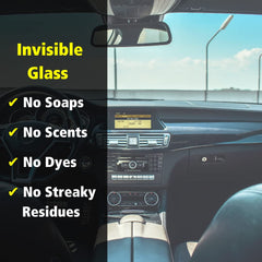 Invisible Glass 92164-2PK mirror cleaner eliminates smudges for clearer reflections.