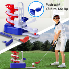 iPlay iLearn right driver head supports balanced swing practice.
