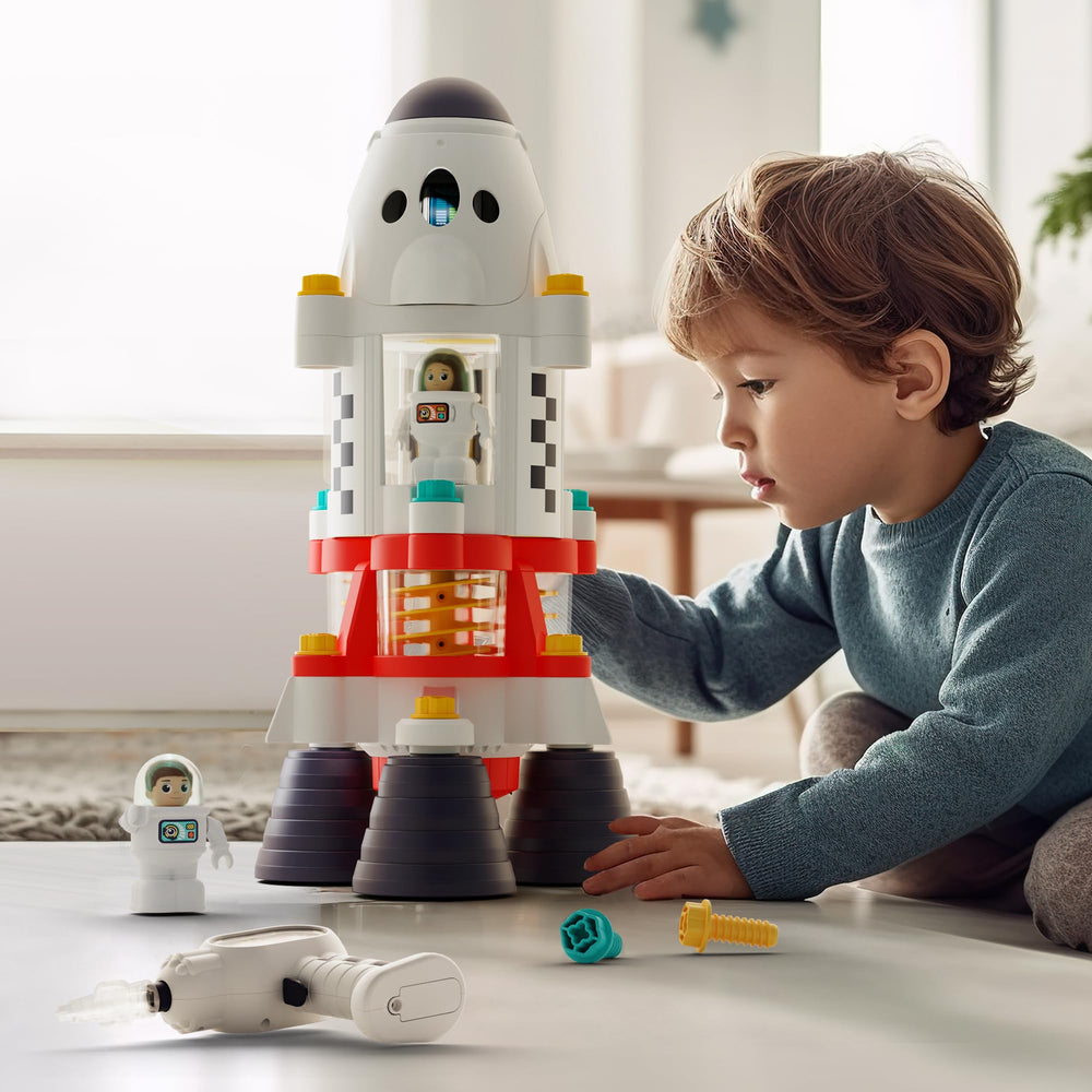 iPlay iLearn rocket assembly play enhances hands-on building and focus