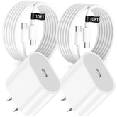 IPremium 20W USB-C charger front view for compact fast charging