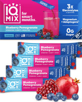 IQMIX hydration sachet in Blueberry Pomegranate for on the go hydration