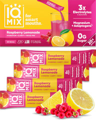 IQMIX hydration packet Raspberry Lemonade for sugar-free hydration