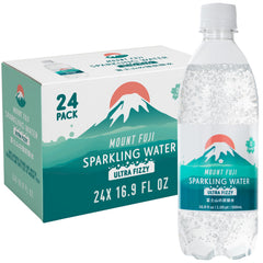IRIS USA Mount Fuji spring bottle highlighting natural minerals for a refreshing taste.