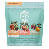 Iris daily electrolyte packet hero image ready for quick hydration.
