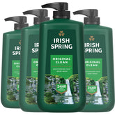 Irish Spring Original Clean bottle front with iconic scent for daily showers.