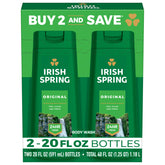 Irish Spring Original moisturizing wash bottle ready for daily face and body refresh.