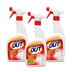 Iron OUT rust stain remover spray gel bottle for home surface cleaning