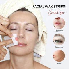 Irreshine ready-to-use wax strips close-up for quick touch-ups