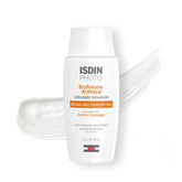ISDIN Eryfotona Actinica SPF 50+ face bottle illustrating ultralight mineral protection