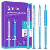 ismile teeth whitening gel syringe pack ready for at-home whitening with dentist-grade results